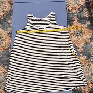 AYR Navy and White Striped Mini Dress